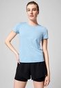 Casall Essential Mesh Detail Tee - Sky Blue