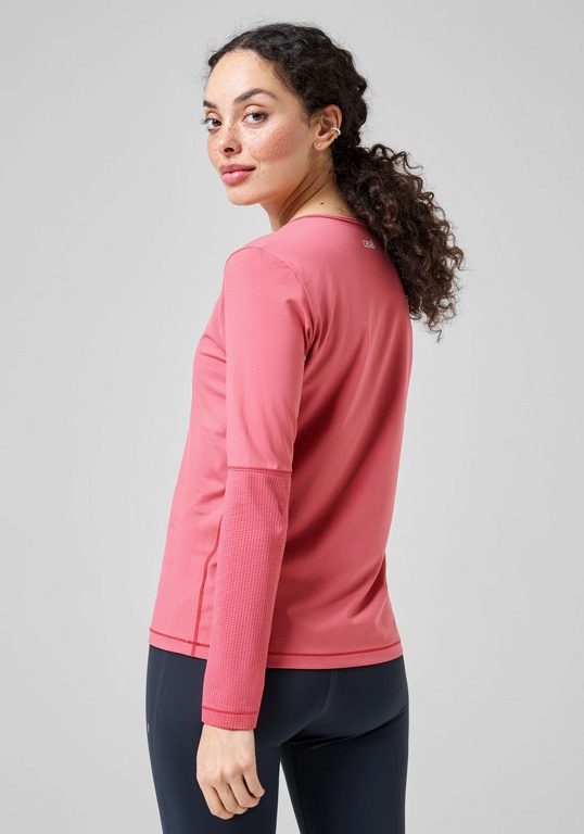 Casall Essential Mesh Detail Long Sleeve - Raspberry