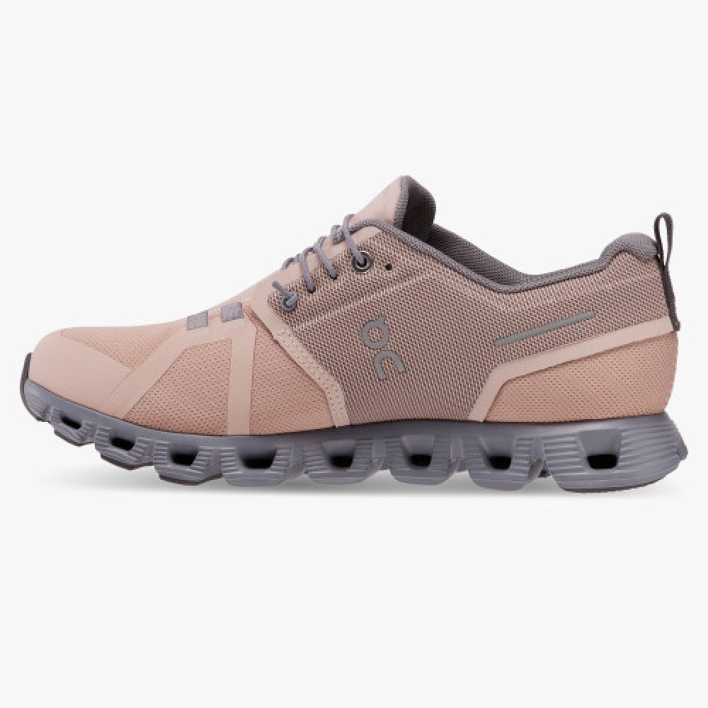 On Cloud 5 Waterproof Women | Rose Fossil | Frauen- Freizeitschuh