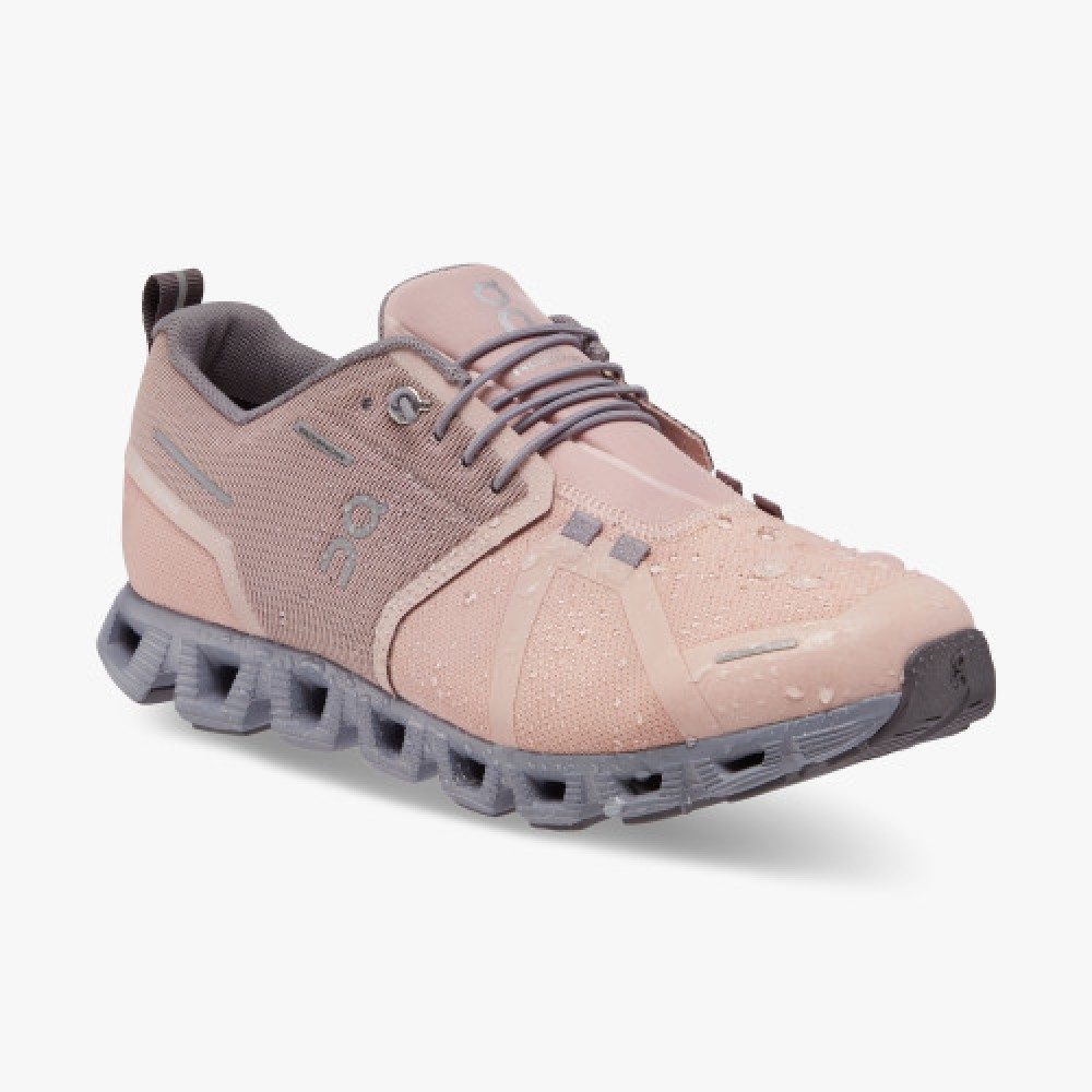 On Cloud 5 Waterproof Women | Rose Fossil | Frauen- Freizeitschuh