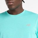 New Balance Athletics Run T-Shirt Türkis | Men