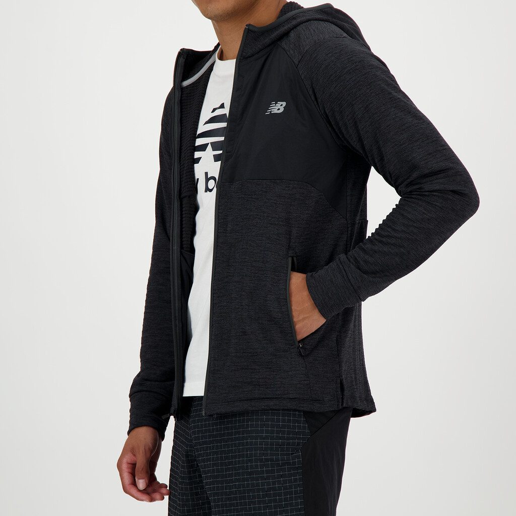 New Balance Heat Grid Hooded Full Zip | Men