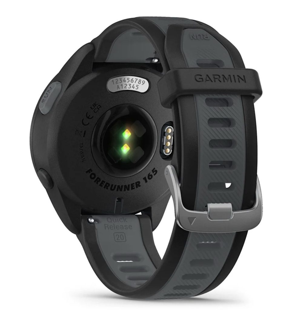 Garmin Forerunner® 165, Schwarz/Schiefergrau