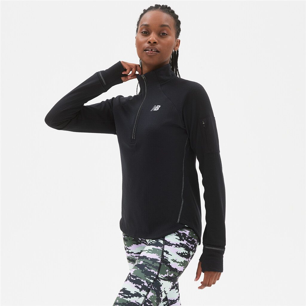 New Balance Heat Grid Half Zip | Langarm-Shirt für Frauen