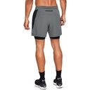 UA M 2N1 SHORT - back - Grau