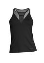 Casall Mesh Insert Tank Black