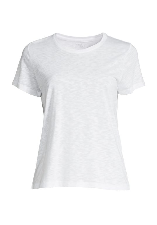 Casall Soft Texture Tee - White