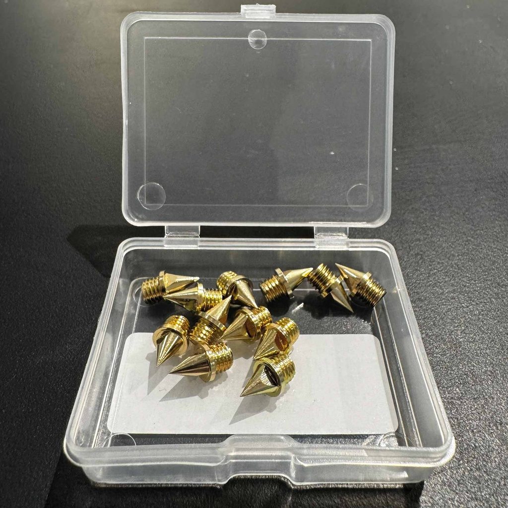 Spikes Gold | 12x 6mm