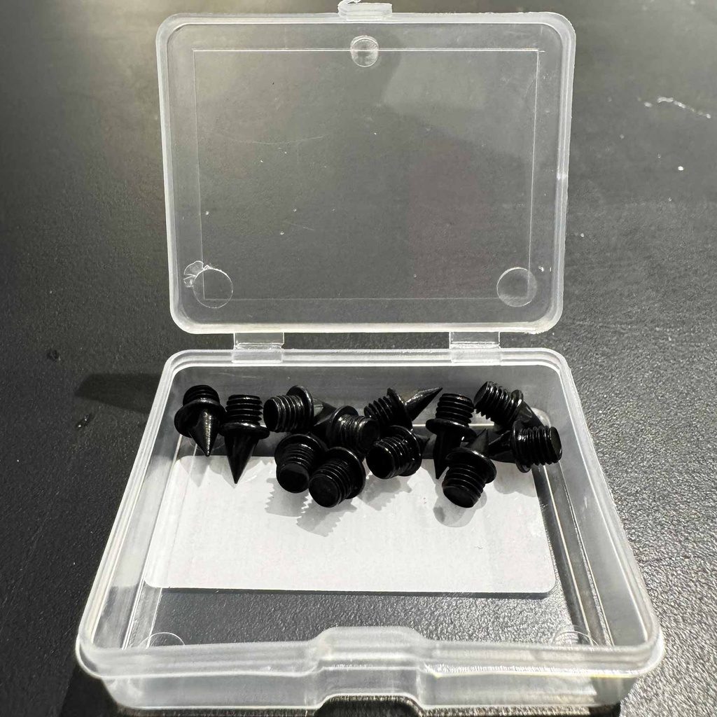 Spikes Schwarz | 12x 6mm