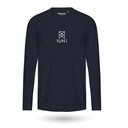 RUN11 Performance Langarm-Sport-Shirt - Unisex | Navy | 100% Okay Recycled Polyester
